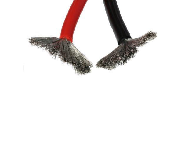 BNTECHGO 6 Gauge Silicone Wire 5 ft Red and 5 ft Black Flexible 6 AWG 3200 Strands of 0.08mm tinned Copper Wire