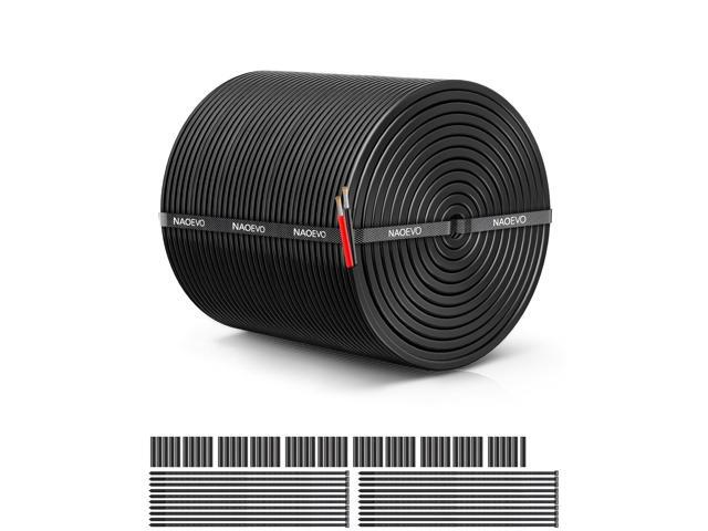 12 Gauge Wire 2 Conductor Electrical Wire, 12 AWG Wire Stranded PVC Cord, 12V Low Voltage/Tinned Copper/Flexible/12/2 Wire for Automotive Wire LED...