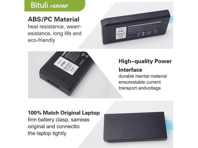 X8VWF CJ2K1 Laptop Battery for Dell Latitude 14 Rugged 5404 5414 E5404 Extreme 7404 7414 E7404 Series P45G P45G002 P46G P46G001 P46G002 DKNKD 5XT3V...