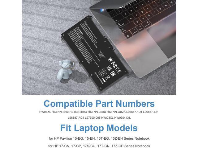 HW03XL Laptop Battery for HP Pavilion 15-EG 15-EG1025CL 15-EG1053CL 15-EH 15-EH1254NG 17-CN 17-CN0065CL 17-CN0023DX 17-CN0053CL 15T-EG 15Z-EH 17-CP...