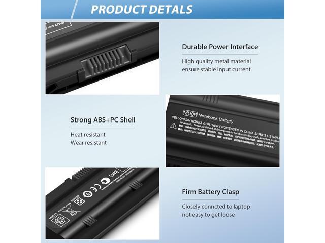 593553-001 593554-001 MU06 MU09 Laptop Battery for HP Pavilion G6 G7 G62 G72 G4/2000 Notebook PC/DM4 DV3 DV5 DV6 DV7/Compaq Presario CQ32 CQ42 CQ43...