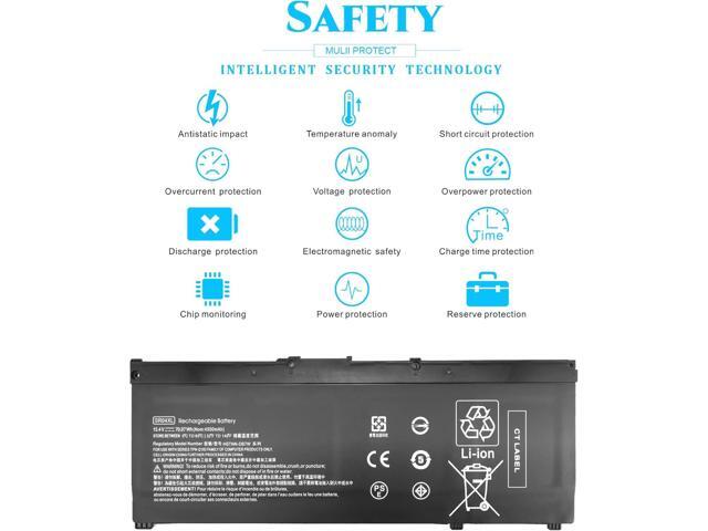 SR04XL SR03XL Replacement hp Omen 15-dc Laptop Battery for HP Omen 15-dc0xxx 15-dc1xxx 15-cx0xxx 15-ce0xx 15-cb0xx Gaming PC Computer 15-dc1058wm...
