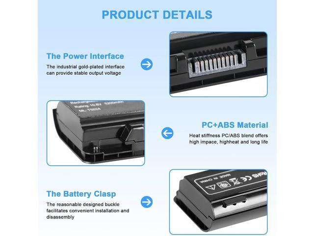 56Wh PA5024U-1BRS Battery Replacement for Toshiba Satellite C55 C55-A C55T C55DT C55D C855 C855D L855 L875 P855 P875 S855 S875 Series PA5109U-1BRS...