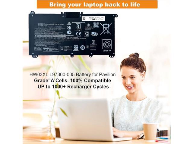 HW03XL L97300-005 Battery for HP Pavilion 15-eg0070wm 15-eh0050wm 15-eh0xxx 15-eg0xxx 17-cn0xxx Pavilion 15-EG 15-EH 15T-EG 15Z-EH 17-CN 17-CP...