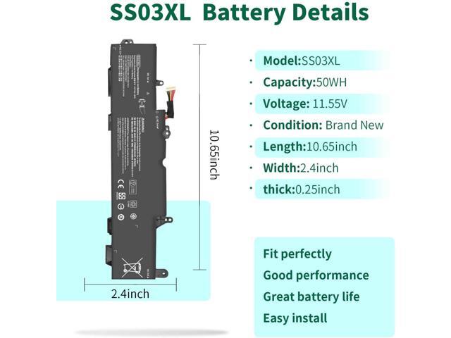 SS03XL 933321-855 Battery for HP EliteBook 840 G5,EliteBook 730 735 740 745 830 846 G5, EliteBook 735 745 830 840 G6 ZBook 14U G5 G6 HSN-I13C-4...