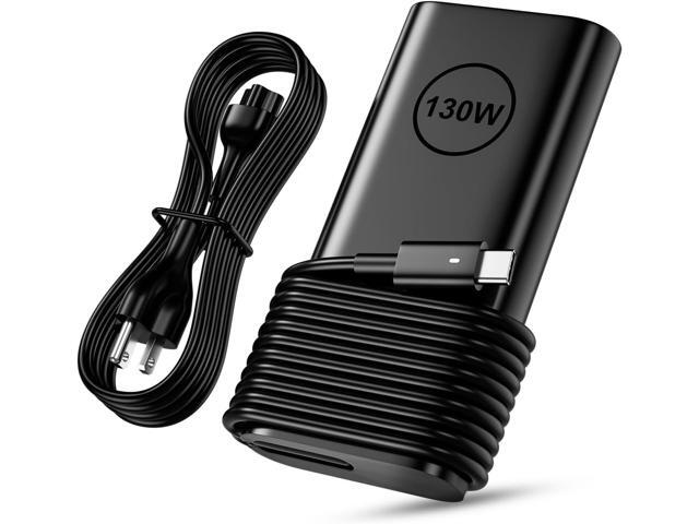 Replacement for Dell 130W Laptop Charger USB C Slim Adapter - Precision 5560 3560 5540 5570 5550 3561 5510 5520 XPS 17 15 7590 9700 9500 9510...