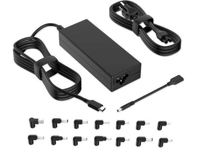 100W USB C Universal Laptop Charger with 15 Tips, Compatible with HP DELL Lenovo Acer Asus Toshiba Samsung MacBook IBM Sony LG & Chromebook, AC...