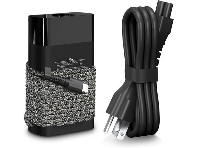 New Slim HP 65W USB C Laptop Charger Replacement for HP Spectre X360,Chromebook,Elitebook x360,Envy,Elite x2 Travel Fast Charging Type C Power Cord...