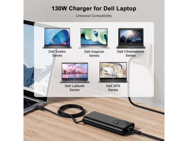 130W Laptop Charger 4.5mm fit for Dell XPS 15 7590 9530 9550 9560 9570 7347 7348 7459 Precision M3800 M2800 5510 5520 5530 5540 HA130PM130...