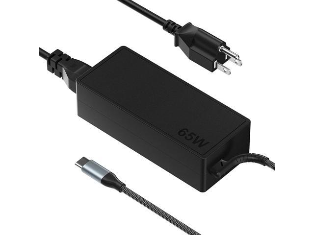 65W USB C Laptop Charger Fast Charging Adapter for Lenovo ThinkPad Yoga/HP Elitebook Spectre/Dell Latitude/MacBook Pro/ASUS Chromebook/Samsung...