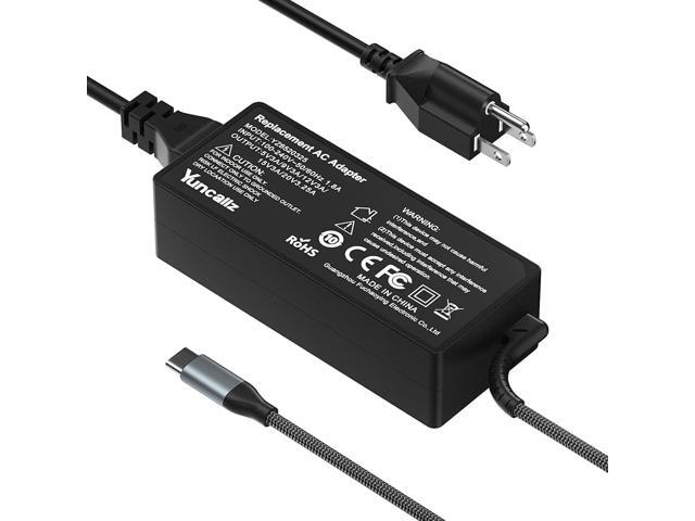 65W USB C Laptop Charger Fast Charging Adapter for Lenovo ThinkPad Yoga/HP Elitebook Spectre/Dell Latitude/MacBook Pro/ASUS Chromebook/Samsung...