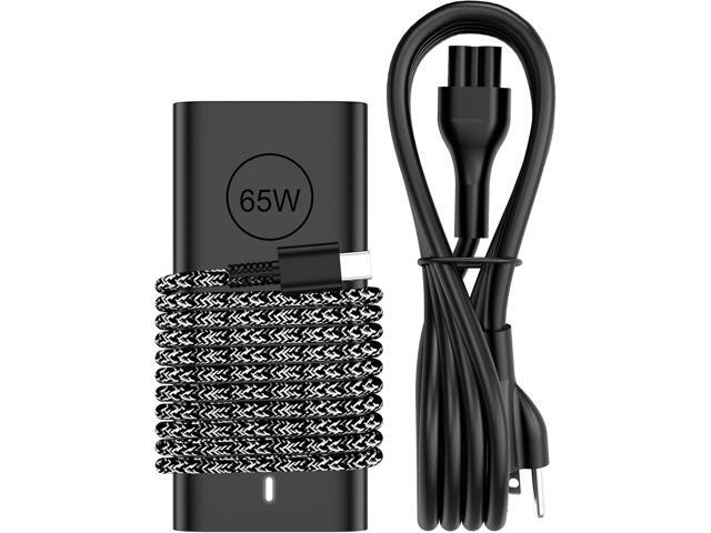 New Rugged Slim 65W USB C Laptop Charger Compatible with Dell Chromebook 3100 XPS 12 13,Pro 13 14 16,Latitude 3000 5000 Series,Dell Laptop Charger...