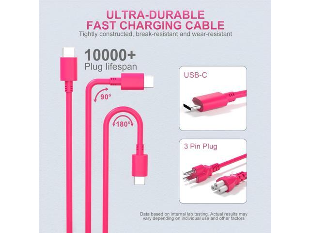 USB-C 65W 45W AC Replacement Charger fit for Lenovo ThinkPad T480 T490 T580 ADLX65YDC2A ADLX65YLC2D ADLX65YDC3A ADLX65YDC2D chromebook 2nd Gen S330...