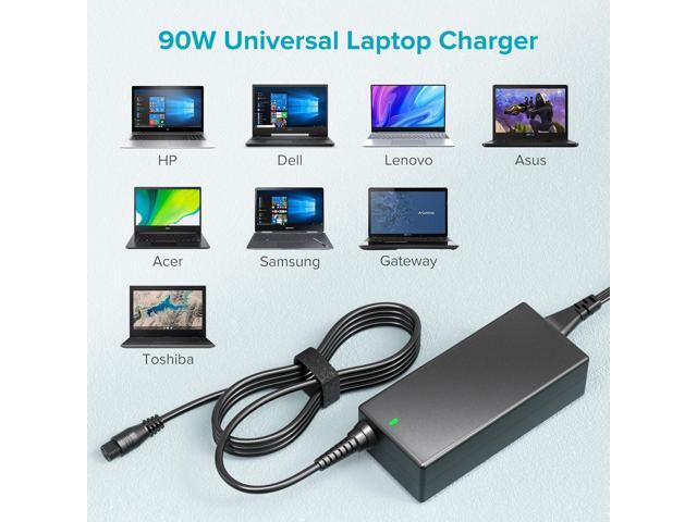 Powseed 90W Universal Laptop Charger Replacement for HP Acer Aspire Asus Vivobook Toshiba Gateway Lenovo Ideapad Dell Inspiron Sony Samsung Power...