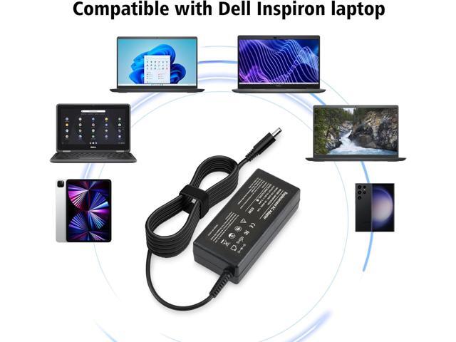 65W AC Laptop Charger for Dell Inspiron 15-3000 15-5000 15-7000 17-3000 17-5000 17-7000 13-5000 13-7000 11-3000 2 in 1 Series 3558 3181 5558 5559...
