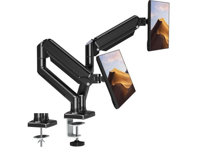 Dual Monitor Mount Fits 13 to 32 Inch Computer Screen, Dual Monitor Arm Hold up to 19.8lbs Each, Full Motion Monitor Desk Mounts for 2 Monitors,...