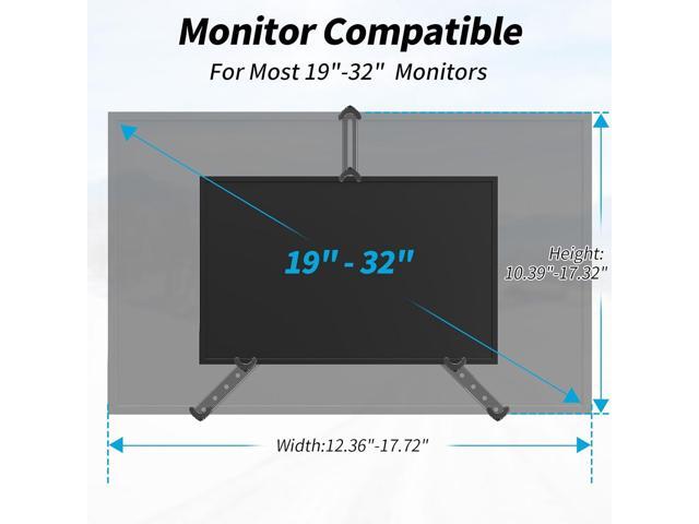 MOUNTUP Universal VESA Mount Adapter Kit, Non-VESA Monitor Mounting Adapter for 19 to 32 inch Computer Screens, Max Load 17.6lbs VESA Adapter, MU0045