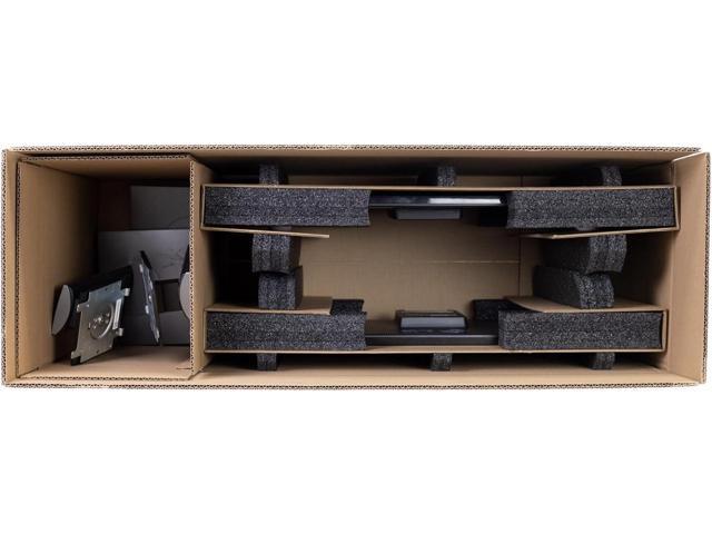 Universal 23' - 27' Dual Monitor Shipping Box Secure and Protective Computer Monitor Shipping Box EPE USA theBOXlarger