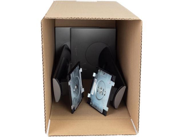 Universal 23' - 27' Dual Monitor Shipping Box Secure and Protective Computer Monitor Shipping Box EPE USA theBOXlarger