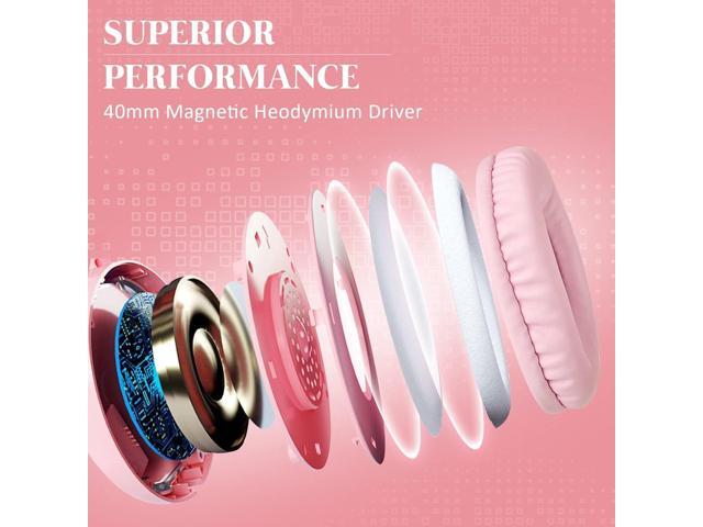 DIWUER Gaming Headset for Xbox One, PS4, PS5, Nintendo Switch, Bass Surround and Noise Cancelling 3.5mm Over Ear Headphones with Mic for Laptop PC...