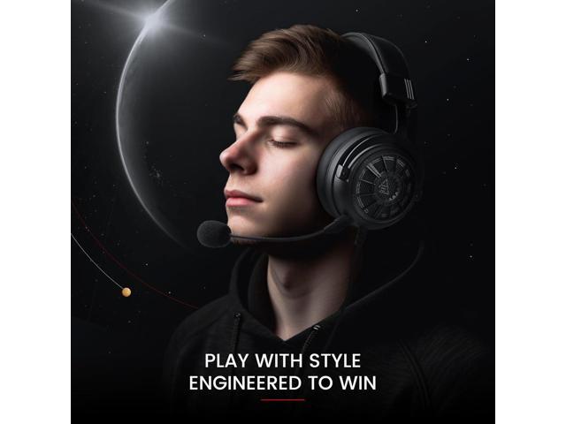 EKSA Gaming Headset with Microphone for PS5 PS4 PC Switch Xbox One, Over-Ear Headphones with Detachable Noise Cancelling Mic, 50 mm Drivers,3D...