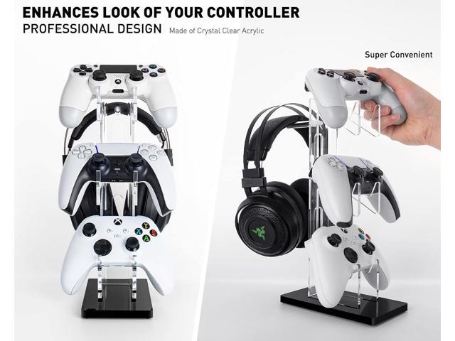 OAPRIRE Universal 3 Tier Controller Holder and Headset Stand for PS4 PS5 XBOX ONE SWITCH, Controller Stand Gaming Accessories, Build Your Game...