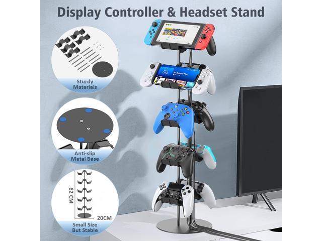 Kytok Gamer Gifts, Headset Stand 5 Tiers with Cable Organizer, Controller Stand Compatible with PS5/Xbox/Nintendo Switch/PS Portal/PS4, Headset...