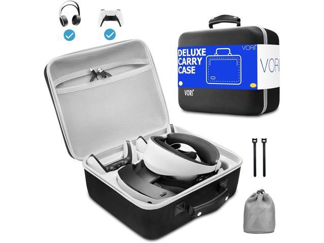 VORI Carrying Case for PSVR2 Gaming Headset and Touch Controllers Accessories, Portable Protection Hard Case for PS VR2 Controller, Suitable for...