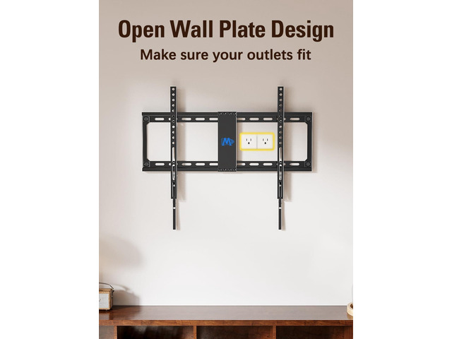 Mounting Dream TV Mount Fixed for Most 42-84 Inch Flat Screen TVs, TV Wall Mount Bracket up to VESA 600 x 400mm and 132 lbs - Fits 16'/18'/24'...