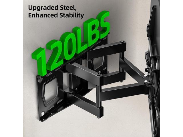 USX MOUNT Full Motion TV Wall Mount for 42-80 Inch TVs up to 120lbs, Wall Mount TV Bracket with Articulating Swivel Tilt Extension Leveling, Max...