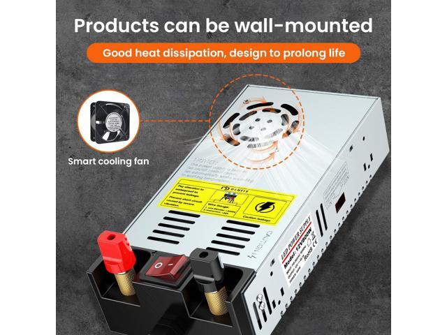 Denfix SMPS 110V AC to 12V DC Converter Power Supply Adapter Switch Transformer Max 50A 600W (with Switch)