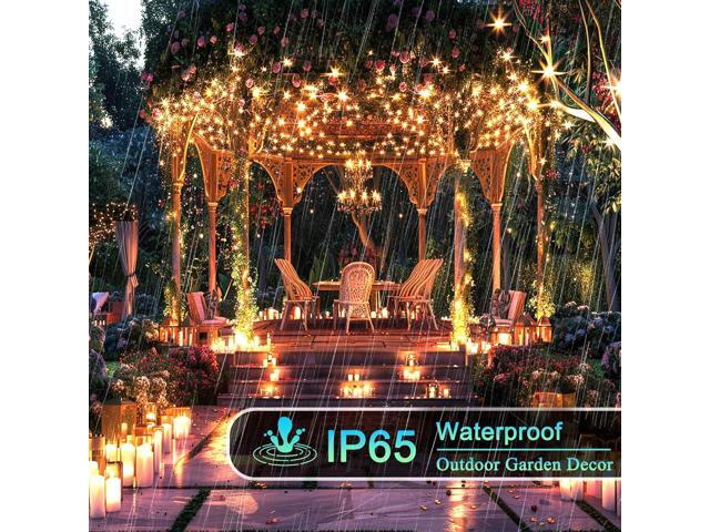 OZS 2PK 240LED 95FT Solar String Lights Outdoor Waterproof Solar Christmas Tree Lights with 8 Lighting Modes Solar Light Outdoor for Xmas Party...