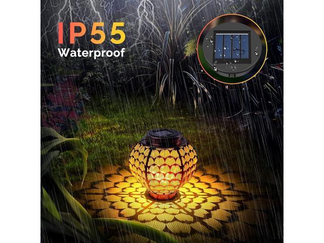 ELUTENG Solar Light Replacement 4 Pack (Top Size 3.15 inch, Bottom Size 2.76 inch) LED Solar Lantern Light Lids Outdoor Waterproof Replacement...