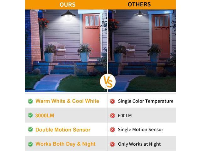 Solar Barn Lights Indoor Outdoor Shed Light Solar Powered with Remote & Motion Sensor, Waterproof Solar Hanging Pendant Lamp for Porch, Inside...