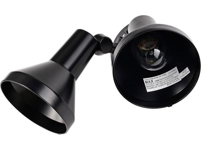 Nuvo Lighting SF77/701 Two Light Outdoor Heavy Duty Cast Aluminum Durable Weather Proof Security Flood Light, Black