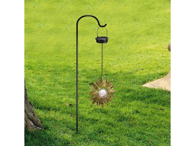 Solar Lights Outdoor Garden Decor Hanging Lanterns Decoration Metal Sunflower Gifts Waterproof for Yard Clearance Front Porch Lawn Driveway Patio...