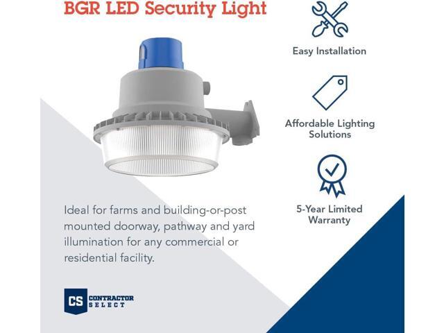 Lithonia Lighting BarnGuard LED Barn Light, Dusk to Dawn Outdoor Lighting with Adjustable Brightness and Color Temperature, Wall or Pole Mountable...