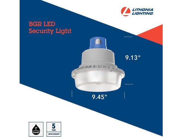 Lithonia Lighting BarnGuard LED Barn Light, Dusk to Dawn Outdoor Lighting with Adjustable Brightness and Color Temperature, Wall or Pole Mountable...