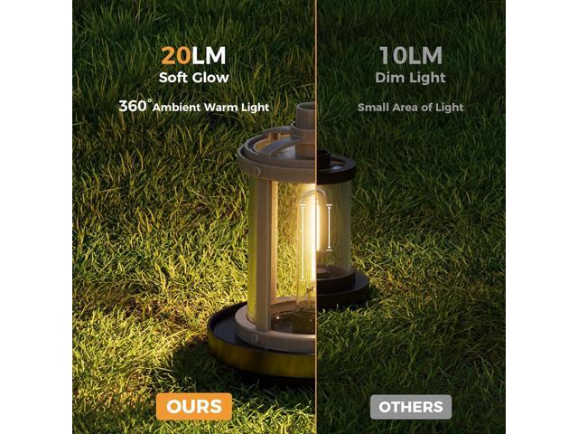XMCOSY+ Solar Pathway Lights Outdoor, 20 LM LED Solar Garden Lights Seeded Glass, Waterproof IP65 Metal Outdoor Solar Lights for Yard Path Lawn...