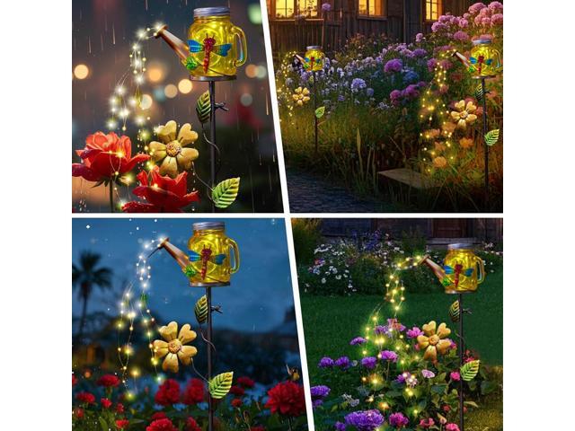Solar Watering Can Light, Solar Yard Decorations Outdoor,Garden Decor Lights for Yard,IP65 Waterproof Hanging Lantern Lights,Outside Patio Lawn,...