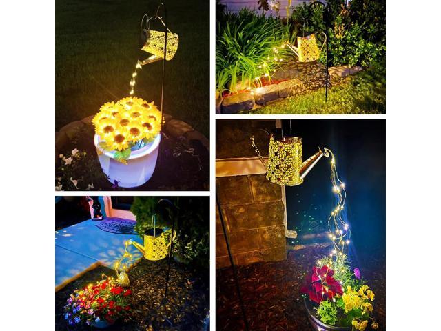 VOOKRY Solar Watering Can Lights, Large Retro Metal Hanging Solar Lights Outdoor Waterproof, Birthday Gifts for Women Mom Grandma Garden Decor Yard...
