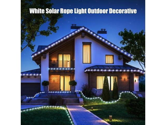 WIND STAR Solar Rope Lights, 72FT 200 LEDs Dimmable Solar String Lights Outdoor with Remote, 8 Modes Tube Lights IP67 Waterproof for Yard Patio...