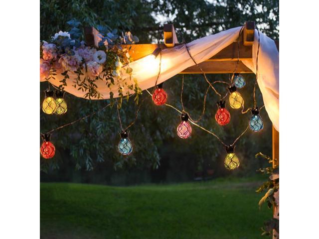 Pineapple String Lights - Outdoor Patio Lights Plug in with 10 Pineapple Bulbs Connectable, Indoor String Light for Bedroom Bistro Tiki Decor(10FT