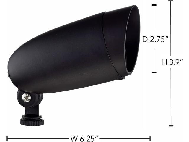 Nuvo SF76/646 One-Light Halogen Landscape Floodlight, Dark Bronze, 6.25-Inches