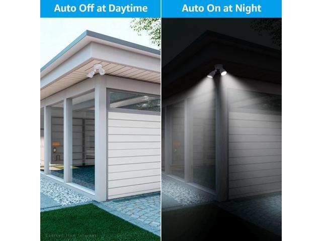 LEONLITE 3CCT Dusk to Dawn LED Security Lights, Adjustable Dual-Head Flood Light Outdoor with Photocell, 3000K/4000K/5000K Selectable, 25W(200W...