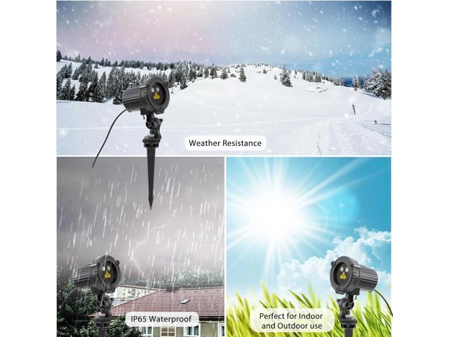 Laser Christmas Projector Lights Outdoor, Outdoor Garden Laser Light, Landscape Lights with Red and Green Stars, IP65 Waterproof,Cold Resistant....