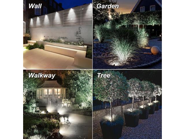 Solar Spot Lights Outdoor, Landscape Spotlights IP65 Waterproof 9.8ft Cable, Dusk to Dawn Solar Uplights for Tree Garden Yard Driveway Porch...