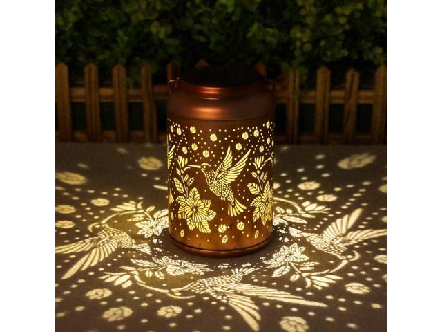 Gifts for Women Men Mom, 2 Pack Hummingbird Solar Lights Outdoor Waterproof, Mothers Day Gifts Decoration Outside for Outdoor, Yard, Lawn, Balcony...