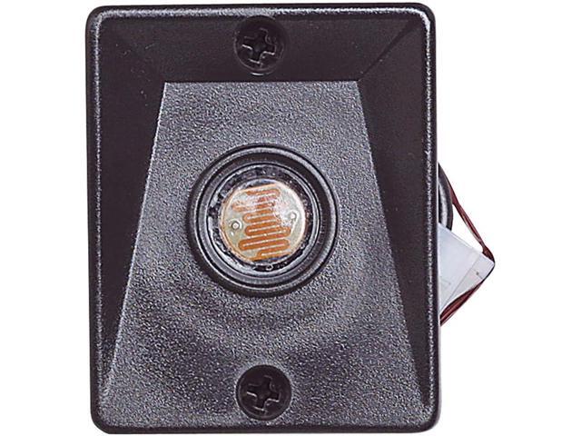 Replacement Dusk to Dawn Sensor for Outdoor Pole Lights - Automatic On/Off Light Sensor for Outdoor Lighting Steel Light Sensor, Black, Design...
