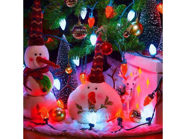 Brightown C9 LED Christmas Lights Outdoor, 66 ft 100 LED Strawberry String Lights, Waterproof Commercial Grade Extendable for Outside Roofline...